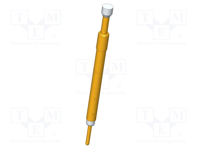 Needle-like test probe; Operational spring compression: 4.2mm