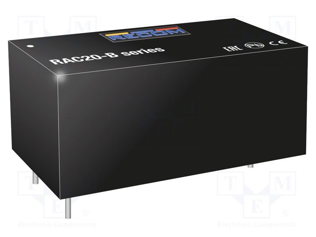 Converter: AC/DC; 20W; Uout: 5VDC; Iout: 3.6A; 78%; Mounting: PCB