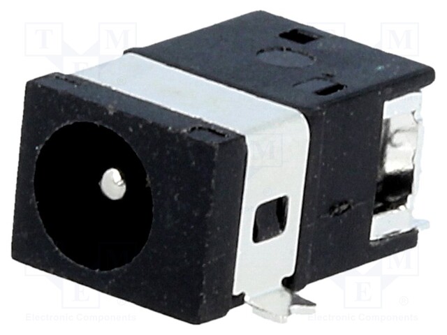 Socket; DC supply; male; 3,5/1,3mm; MINI; SMT; 1A; 12VDC; horizontal