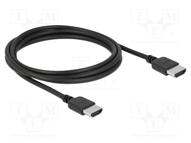 Cable; HDMI plug,both sides; HDMI 2.0,High Speed + Ethernet