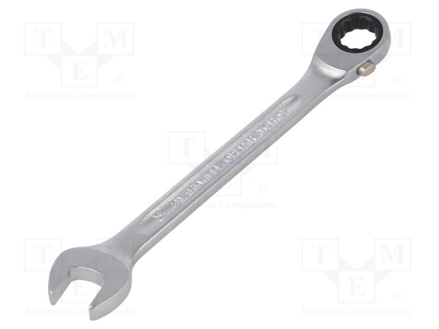 Wrench; combination spanner; 14mm; chromium plated steel