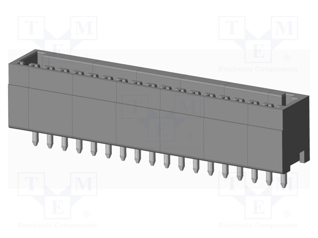 Connector: pluggable terminal block; socket; male; on PCBs