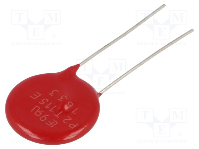 Varistor: metal-oxide; THT; 115VAC; 150VDC; 180V; 10kA; 52J