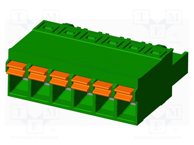 Connector: pluggable terminal block; plug; female; straight; 12A