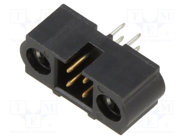 Pin Header, Wire-to-Board, 2 mm, 2 Rows, 4 Contacts, Through Hole, Datamate Mix-Tek M80 Series