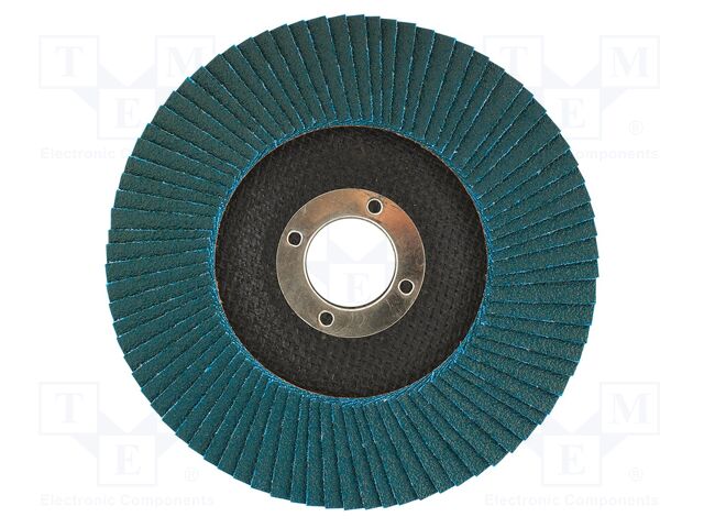 Grinding pin; Ø: 125mm; Granularity: 60; power tools; Øhole: 22.2mm