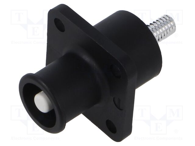 Connector: DC supply; socket; ES-100A; PIN: 1; screw; 1.5kV; 16mm2