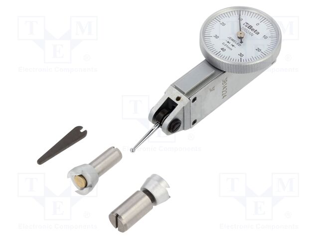 Dial indicator; Range: 0÷0,8mm; with adjustable stylus