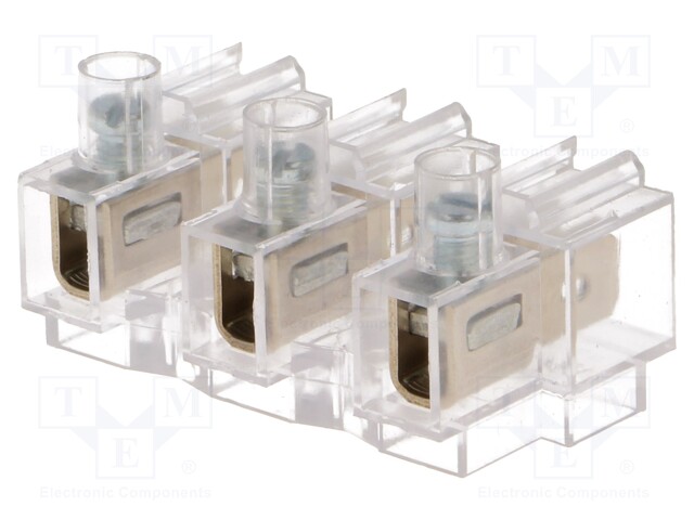 Terminal block; ways: 3; 0.75÷4mm2; screw terminal; 400V; 16A