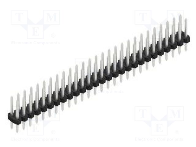 Connector: pin strips; pin header; male; PIN: 54; 2mm; THT; 2x27