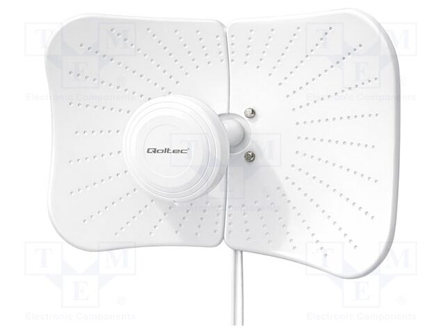 Antenna; white; N x2; 100W; 600÷4200MHz; 50Ω; 5m; 19dBi; -40÷85°C