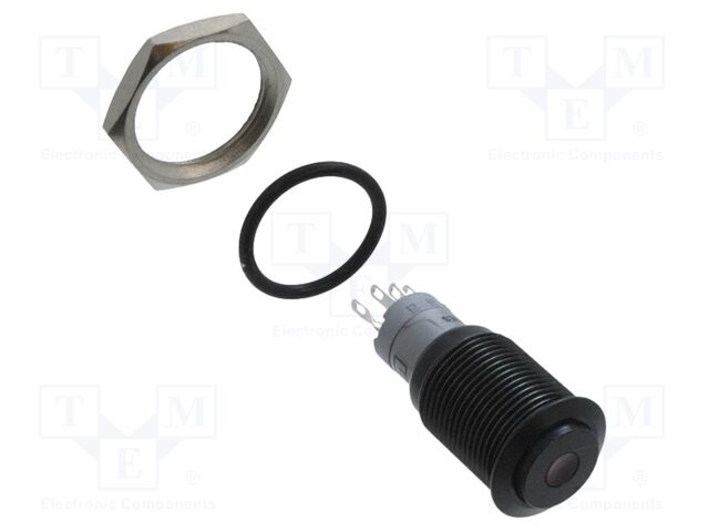 Switch: vandal resistant; Pos: 2; SPDT; 2A/48VDC; IP40; ON-(ON)