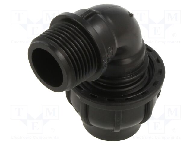 Splice terminal: clamping; Thread: G 3/4" external; 20mm; Plast
