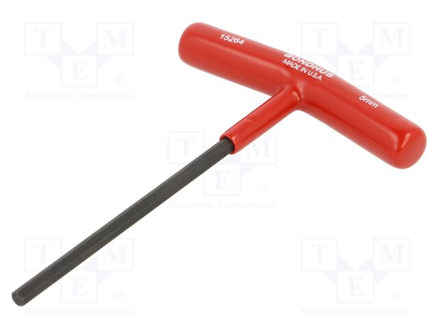 Wrench; hex key; HEX 5mm; Overall len: 152mm; ProTanium®,steel
