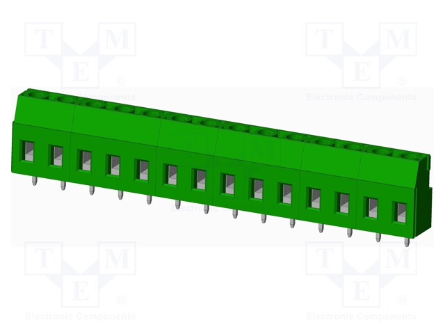 Connector: PCB terminal block; terminal; Plating: tinned; on PCBs