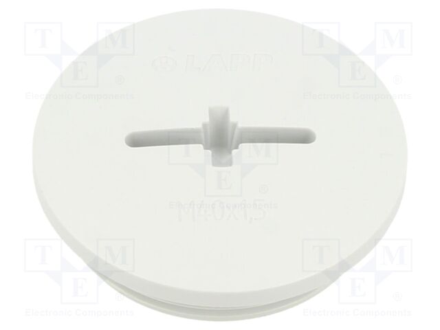 Stopper; M40; IP54; Mat: polyamide; light grey