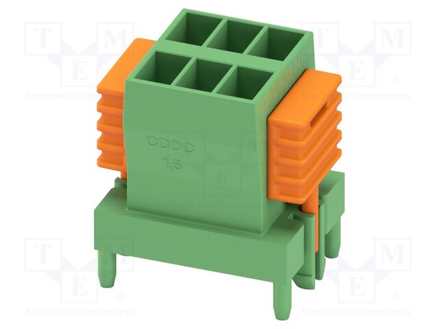 PCB direct plug, nominal cross section: 1.5 mm?, color: gree