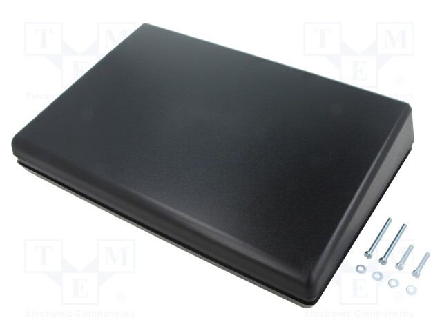 Enclosure: desktop; PRO11; X: 320mm; Y: 210mm; Z: 82mm; ABS; black