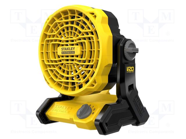 Fan; battery; 18VDC; Features: 3 gears; FATMAX V20; 178mm; 8h