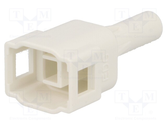 Connector: wire-wire; 570,E-Seal; plug; male; PIN: 1; IP67; white