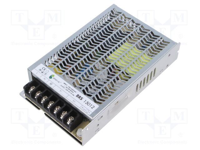 Power supply: switching; for building in; 150W; 12VDC; 0÷12.5A