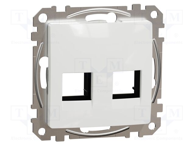 Central plate; IP20; plaster embedded; white; Illumin: none