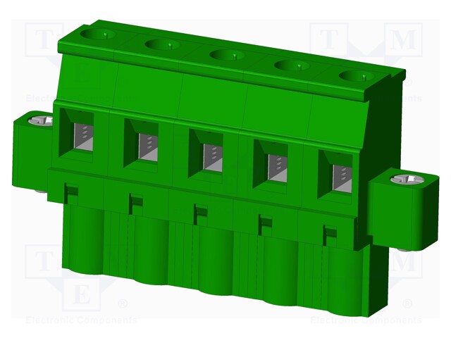 Connector: pluggable terminal block; plug; female; angled 90°