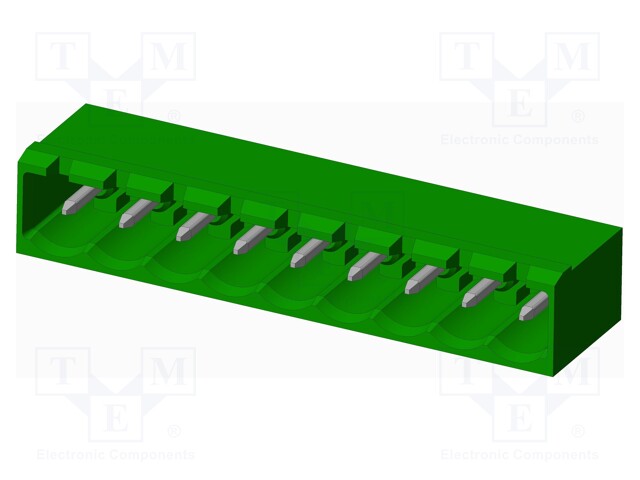 Connector: pluggable terminal block; socket; male; angled 90°