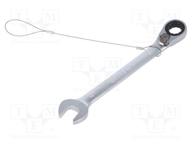 Wrench; combination spanner; to work at altitude,with ratchet