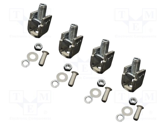 Cage clamp terminals; Poles: 4; outside; power breaker EB2 125
