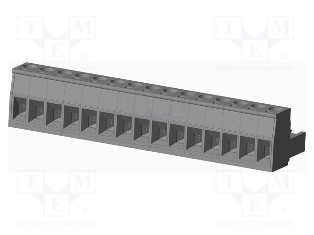 Connector: pluggable terminal block; plug; female; straight; grey