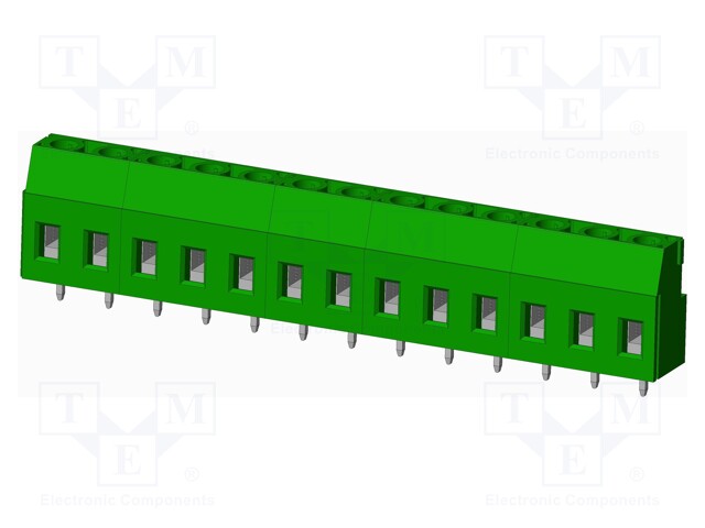 Connector: PCB terminal block; terminal; Plating: tinned; on PCBs