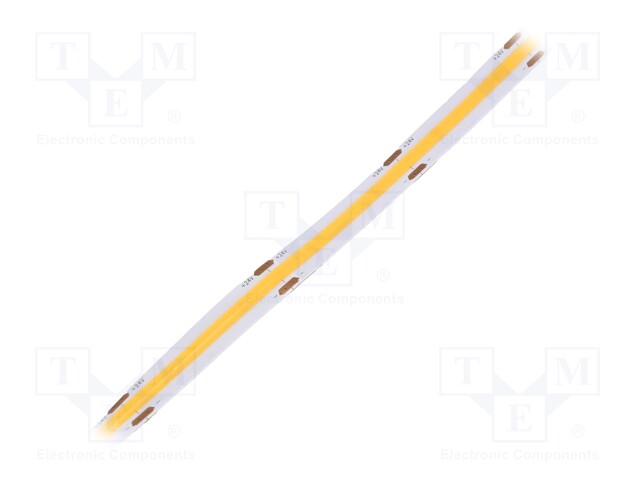COB LED tape; white warm; 24V; LED/m: 480; 10mm; IP20; 12W/m