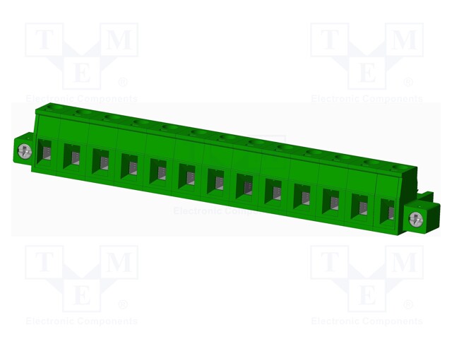 Connector: pluggable terminal block; plug; female; straight; 12A