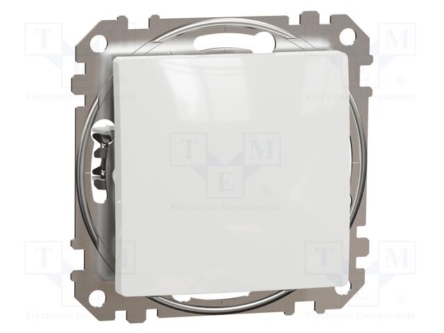 Momentary switch; Poles: 1; 250VAC; IP20; white; monostable