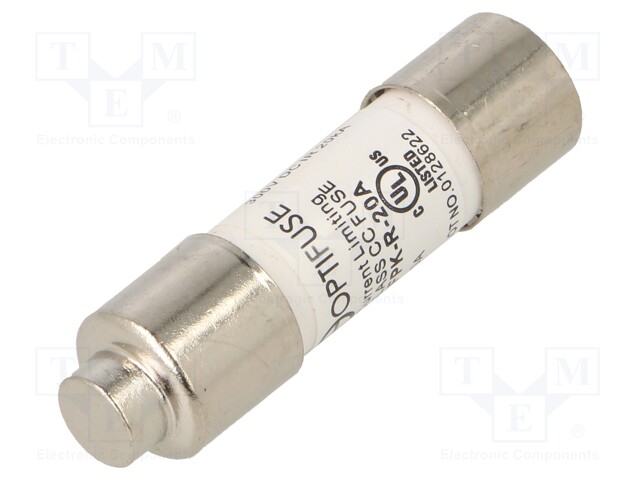 Fuse: fuse; quick blow; 20A; 600VAC; 600VDC; 13.3x38mm