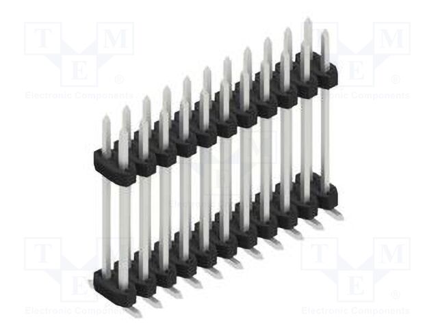 Connector: pin strips; pin header; male; PIN: 22; 2mm; SMT; 2x11