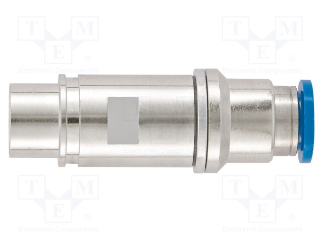 Contact; female; Han-Modular®; pipe OD Ø8mm; brass; 10bar