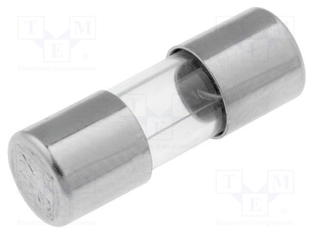 Fuse: fuse; quick blow; 5A; 250VAC; cylindrical,glass; 5x15mm; 225