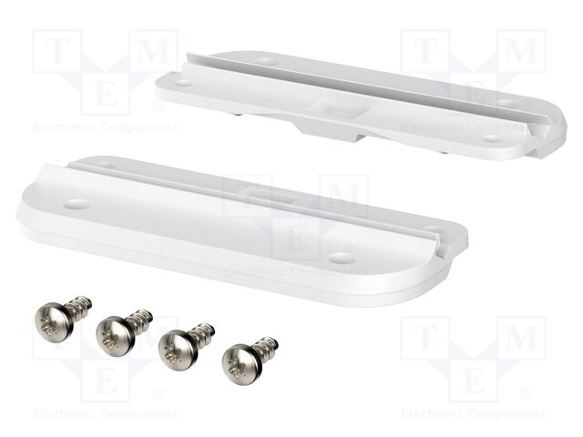 Set of wall holders; white; 2pcs.