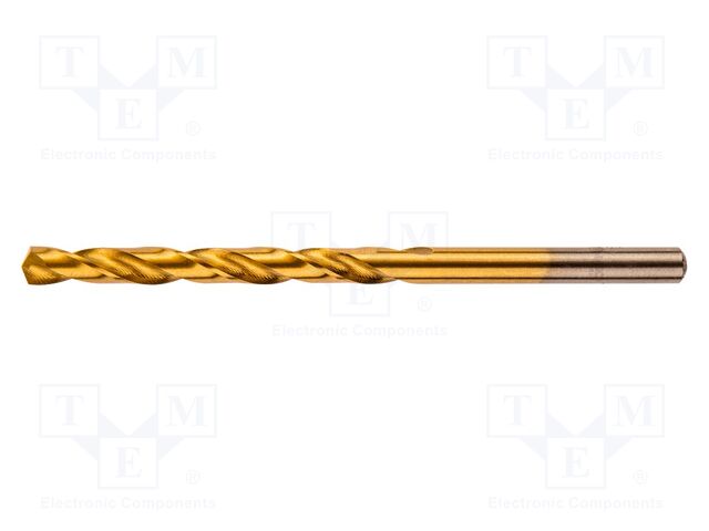 Drill bit; for metal; Ø: 5mm; high speed steel