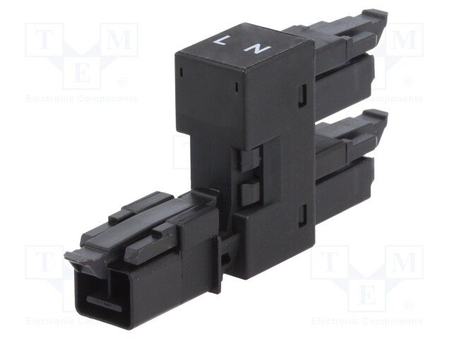 Transition: T adapter; male,female x2; 890; 16A; 250V; ways: 2; Y