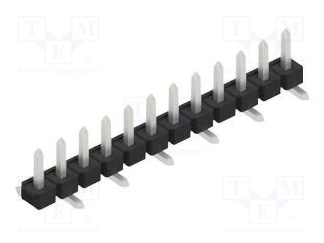 Connector: pin strips; pin header; male; PIN: 12; 2.54mm; SMT; 1x12
