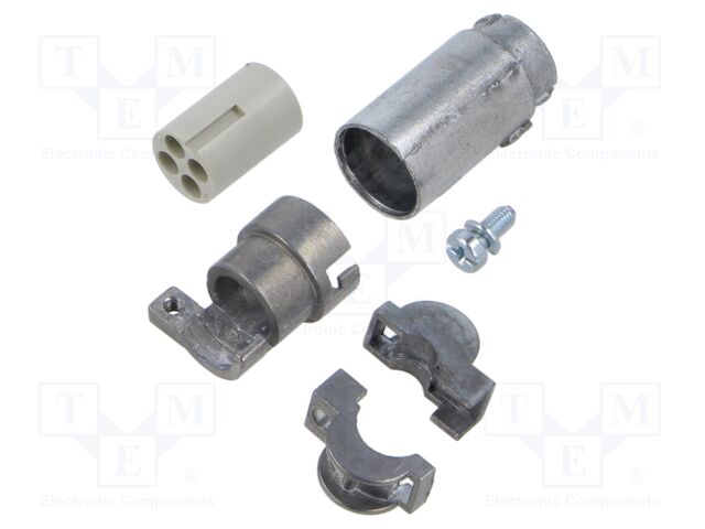 Connector: HDC; contact insert; male; MIXO BUS; PIN: 4; shielded