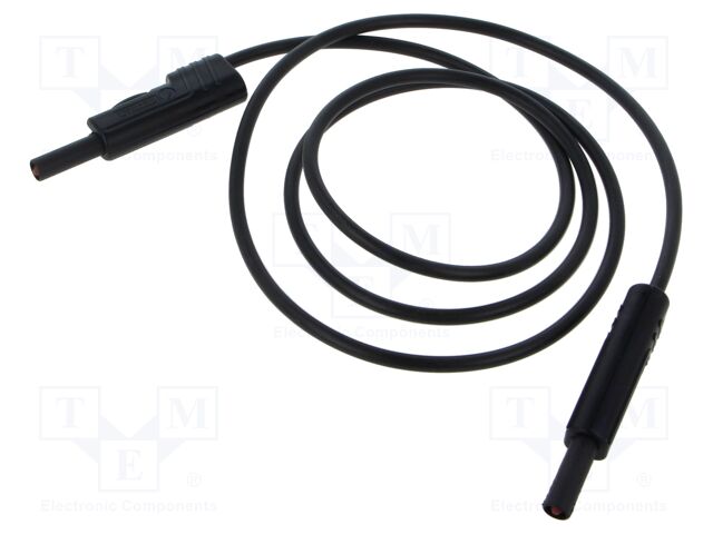 Test lead; 60VDC; 30VAC; 16A; insulated,with 4mm axial socket