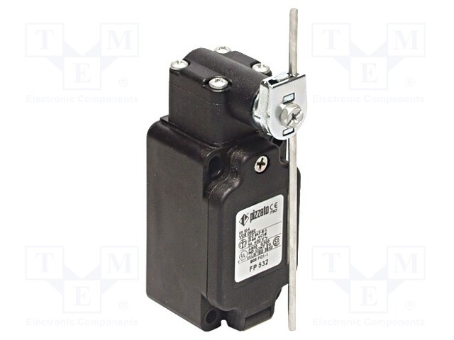 Limit switch; adjustable plunger, length R 19-116mm; NO + NC