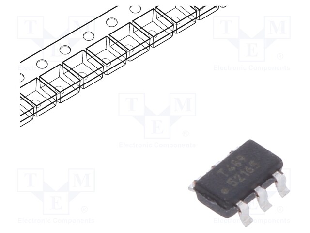 AVR microcontroller; SRAM: 32B; Flash: 512B; SOT23-6; 1.8÷5.5VDC