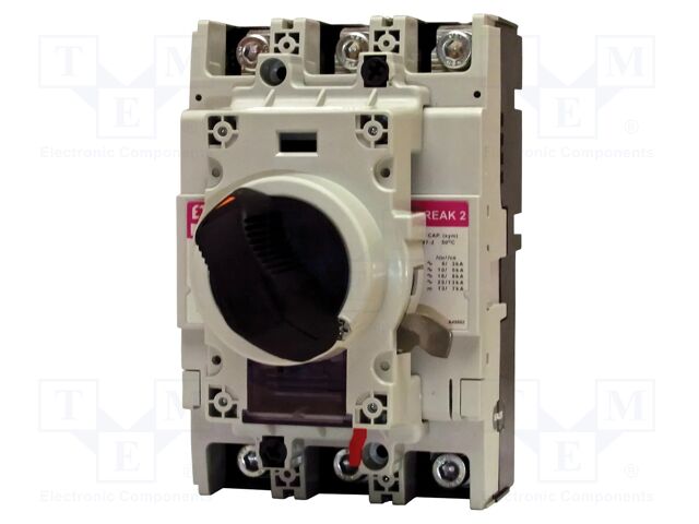 Direct handle; outside; black; EB2S 160,ED2S 160
