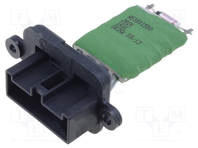 Resistor: wire-wound; 350mΩ; ±10%; 12VDC; No.of resistors: 3; 216°C