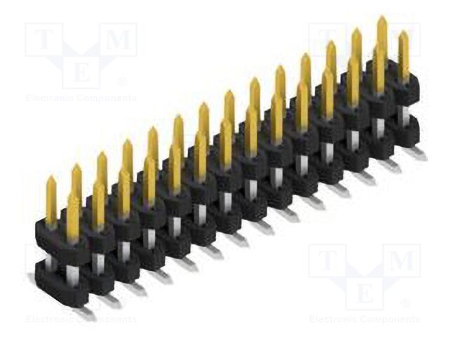 Connector: pin strips; pin header; male; PIN: 28; 2mm; SMT; 2x14